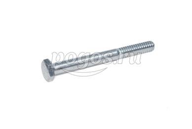 Болт 1/4" - 20 UNC х 2 1/2 (64мм) оцинков. ДИН 931 8.8