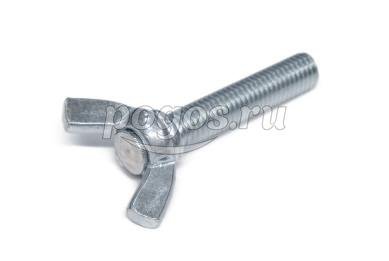 Винт барашковый М8*40 цинк DIN 316
