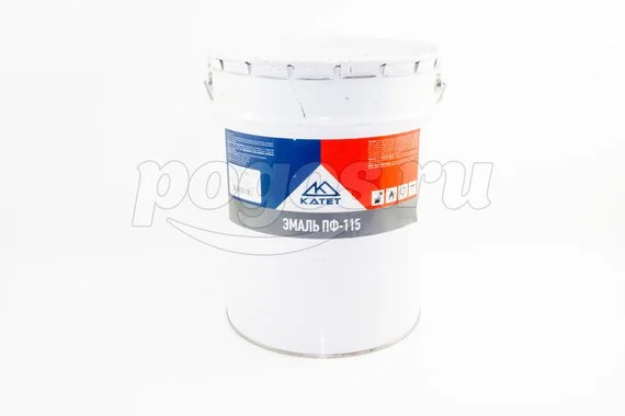 Эмаль ПФ-115 алкидная серая 25кг  ПРОМКРАСКА