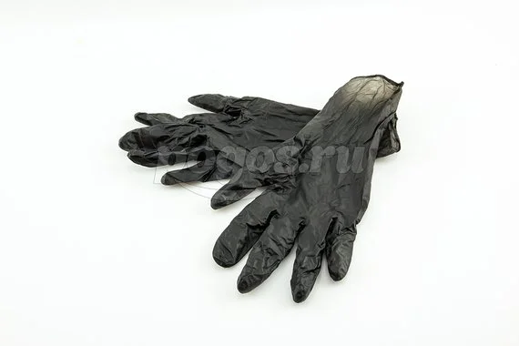 Перчатки нитриловые S Ultra LS Black /50/