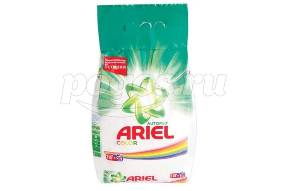 Стиральный порошок-автомат ARIEL 3 кг Color