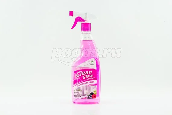 Средство для мытья стекол 600мл лесные ягоды Clean Glass