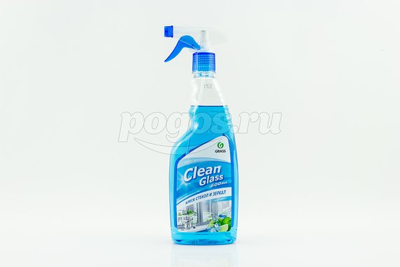 Средство для мытья стекол 600мл голубая лагуна Clean Glass