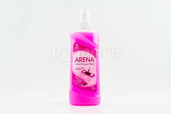 Средство для мытья пола c полирующим эффектом 1л цветущий лотос Arena  GRASS
