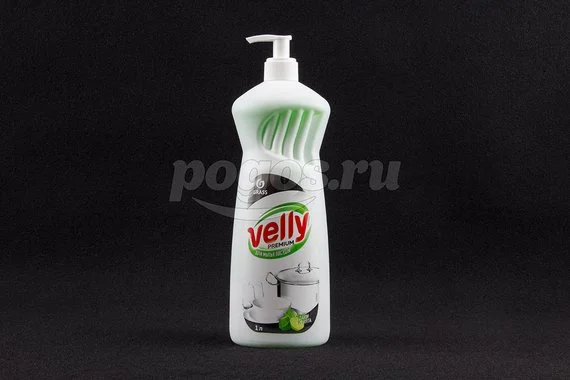 Средство для мытья посуды 1л лайм и мята Velly GRASS