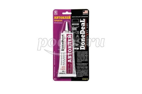 Автоклей-герметик, прозрачный, 82г.  DONE DEAL