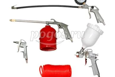 Набор пневмоинструмента 5предметов верхний бачок соп. 2,5  MD-STARS