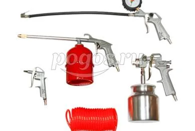 Набор пневмоинструмента 5предметов нижний бачок соп. 1,5  MD-STARS