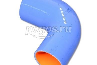 Патрубок силиконовый переходной  90° d-70*90 L150*150