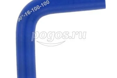 Патрубок силиконовый 16мм 90 градусов (L100*100)