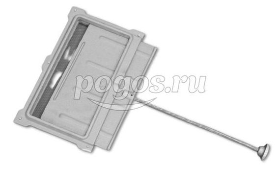 Задвижка для печи 130*260мм чугун  ЛИТКОМ
