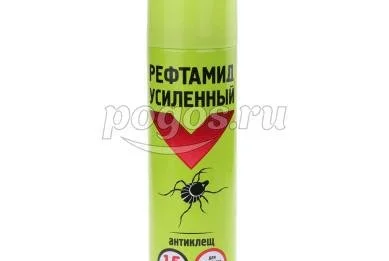Средство аэрозольное от клещей 150мл "Антиклещ усиленный"  Рефтамид