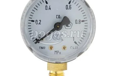 Манометр газовый 1 МПА, 50 мм.  KRASS