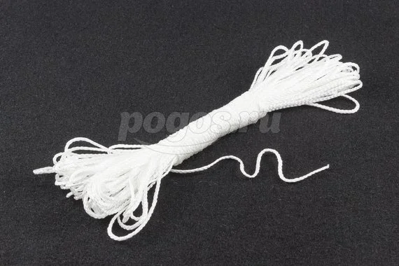 Фал капроновый 2мм, 25м, 120кгс плетеный