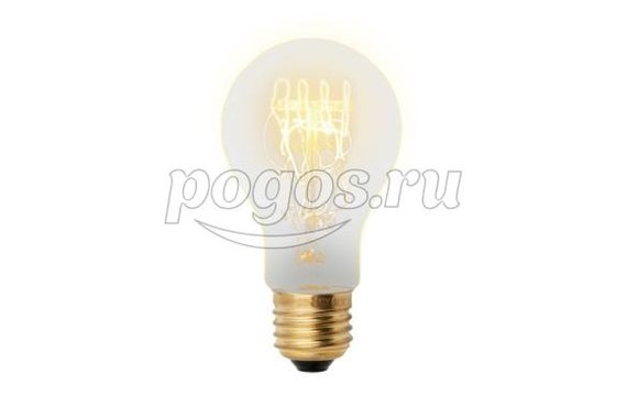 Лампа накаливания 60Вт Е27 форма А, форма нити SW (IL-V-A60-60/GOLDEN), Vintage  Uniel