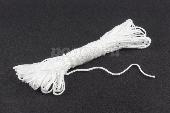 Фал капроновый 3мм, 25м, 150кгс плетеный