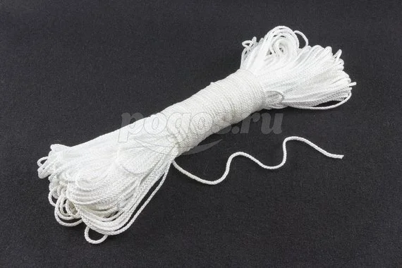 Фал капроновый 3мм, 100м, 150кгс плетеный