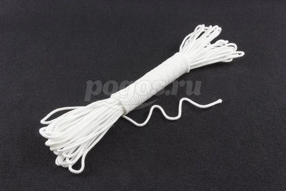 Фал капроновый 4мм, 25м, 300кгс плетеный