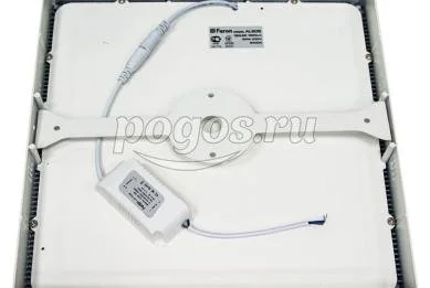 Светильник светодиодный накладной квадратный 18W 1260Lm 4000K, Feron