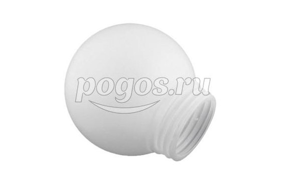 Плафон шар пластик РПА 85-150 белый  TDM