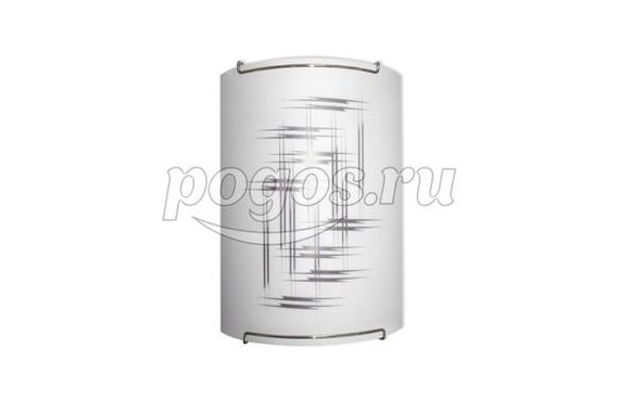 Светильник "Элегант" 150*220 НББ 21-60 матовый белый/крепежхром (штамп металлик)  Завод Элетех