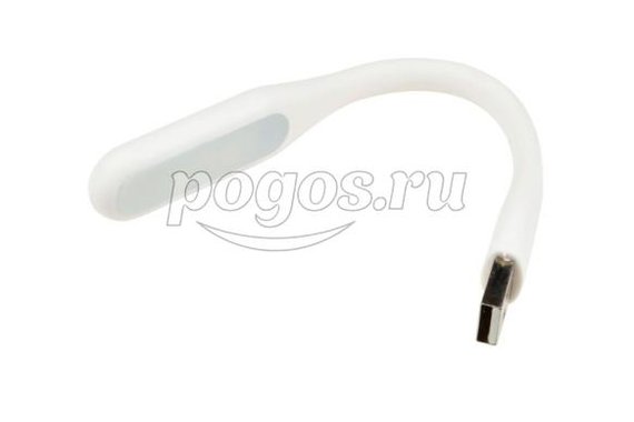 Светильник - фонарь переносной, прорезиненный корпус, 6 LED, питание от USB-порта, TLD-541, белый  U