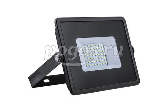 Прожектор светодиодный 50W 6500K 4750Lm IP65 черный  Feron