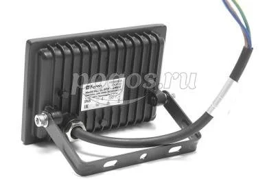 Прожектор светодиодный 20W 6500K 1900Lm IP65 черный,Feron