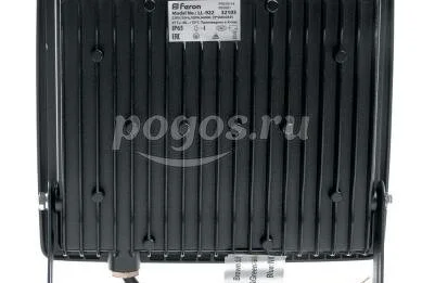 Прожектор светодиодный 100W 2835SMD 6400K 9500Lm  AC220V/50Hz IP65, черный  FERON