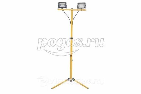 Прожектор светодиодный 2*30Вт на штативе 6400К IP65  FERON