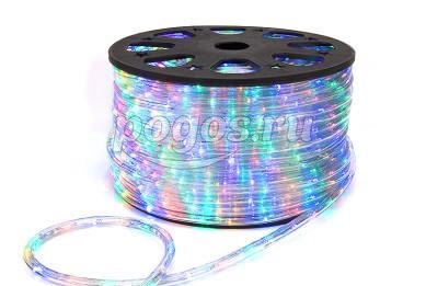 Дюралайт (световая нить) со светодиодами,  3W 230V 24LED/м мульти RYGB (КРАТНО 4м МЕТРАМ)  NEON-NIGH