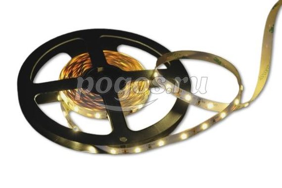 Комплект светодиодной ленты SMD2835 60LED/м 12В 4,8Вт/м IP20 3000К (5 м), 24Вт  TDM