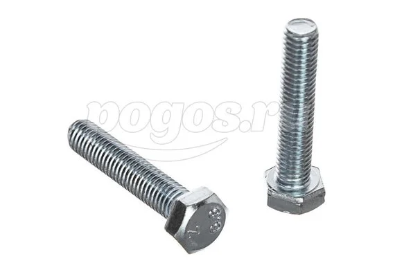 Болт  М8*45 полная резьба цинк DIN 933