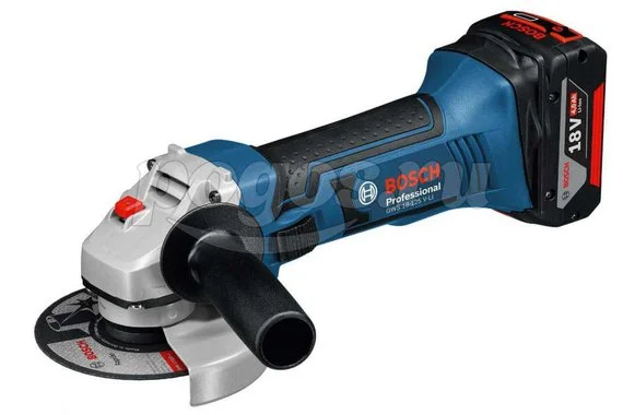 УШМ акк 18В 125мм 10000об/мин Li-ion 4А/ч (акк, ЗУ, коробка) GWS 18-125 V-LI Professional  BOSCH 