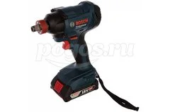Гайковерт акк 18,0В 180Нм патрон 1/2" 2,0А/ч Li-ion (2акк, ЗУ, кейс) GDX 180-LI Prof  BOSCH
