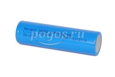 Аккумулятор Li-ion 18650 3,7V unprotected 2400mAH  REXANT