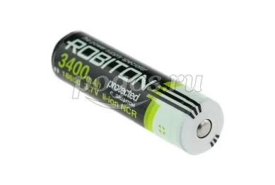 Аккумулятор Li-on18650 3,6В (NCR18650B) с защитой PK1  ROBITON