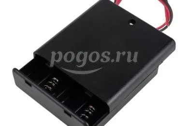 Отсек для элементов питания 4*АА с проводами BH640  Noname