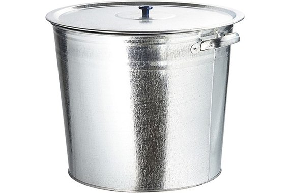 Бак 20л, для воды с крышкой оцинкованный