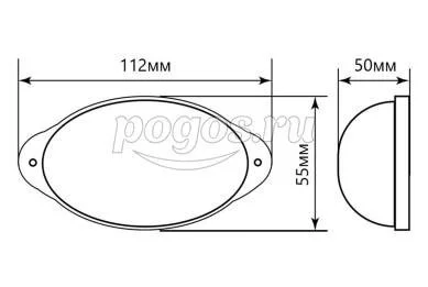 Стробоскоп 1,3W 220V IP54 зеленый  Feron