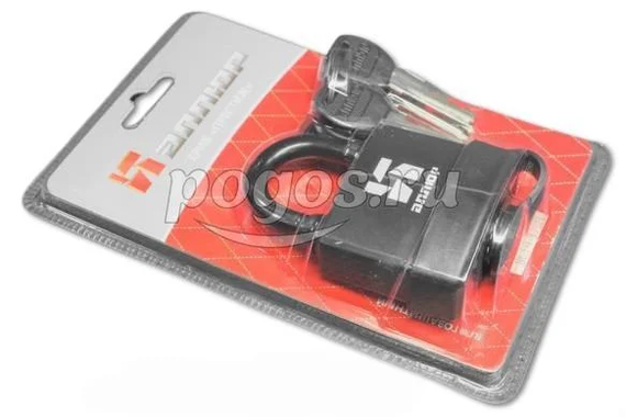 Замок навесной ВС 1Ч-375П D 8.3 влагозащ. черный  6 ключей  АЛЛЮР