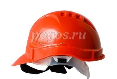 Каска защитная из ударопрочной пластмассы, оранжевая СИБРТЕХ