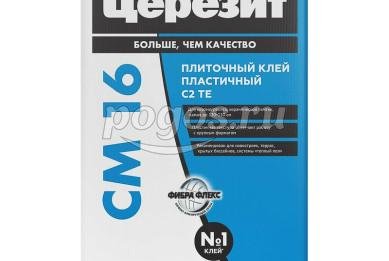 Клей для кафеля СМ 16 эластичный универсальный  25кг  CERESIT