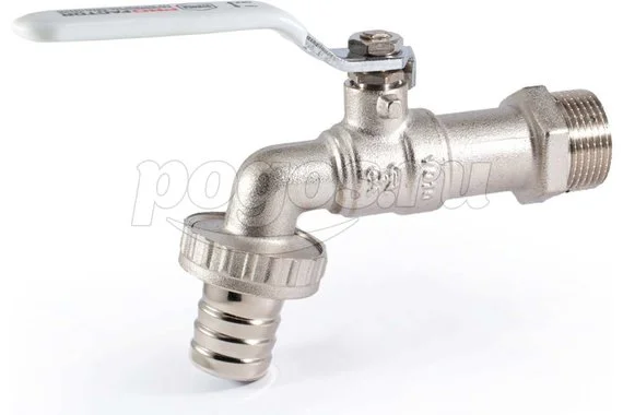 Кран шаровой водоразборный 3/4" M рычаг  PF