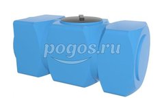 Емкость горизонтальная 500л 1450*650*650мм ИРПЛАСТ