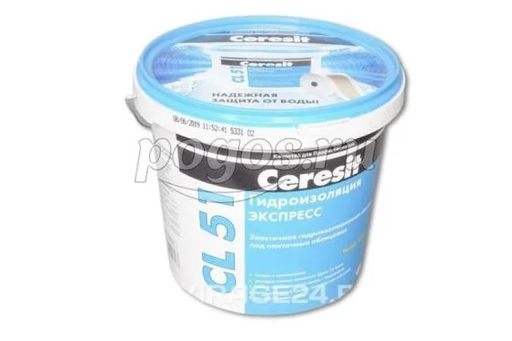 Гидроизоляция эластичная полимерная CL51 5 кг  CERESIT