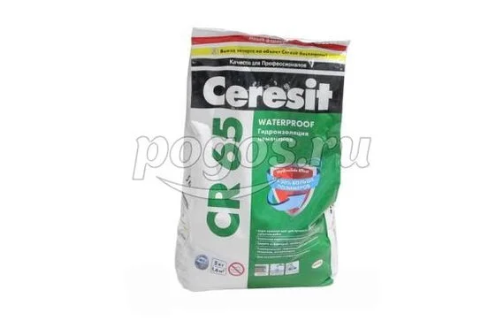 Смесь цементная (упаковка 5кг) гидроизоляция CR65  CERESIT