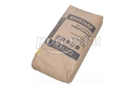 Смесь универсальная (упаковка 25кг) пескобетон М200  BAUSTARK