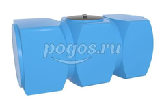 Емкость горизонтальная  800л 1700*750*750мм  ИРПЛАСТ