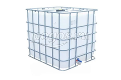 Емкость 1000л в металлической обрешетке